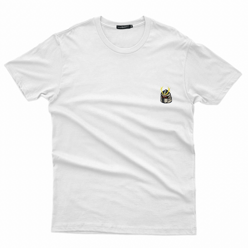 Samurai Embroidered T-Shirt (White)