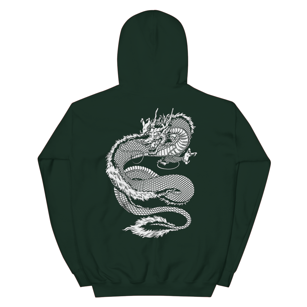 shenron dragon hoodie (green)
