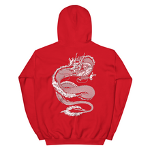 Load image into Gallery viewer, shenron dragon hoodie (red)