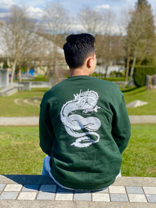 "Shenron" Dragon Crewneck Sweater (Green)