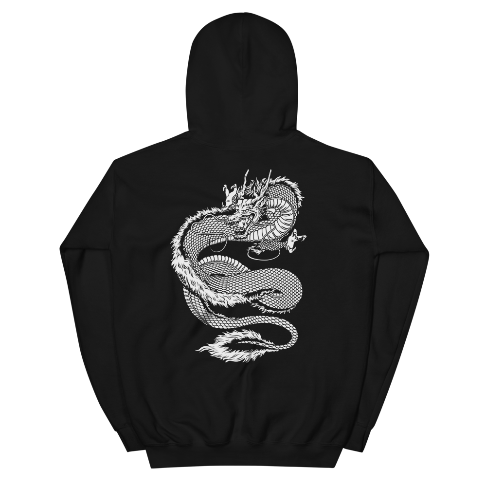 shenron dragon hoodie (black)
