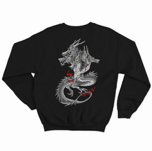 Load image into Gallery viewer, Hydra Dragon Crewneck Sweater (Black)