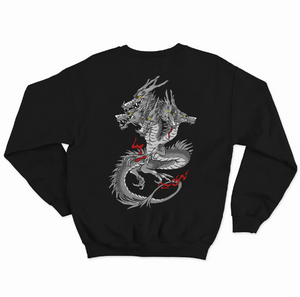 Hydra Dragon Crewneck Sweater (Black)