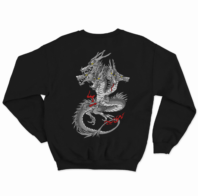 Sweatshirt dragon sale