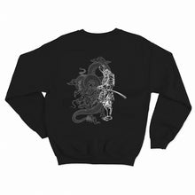 Load image into Gallery viewer, Samurai x Dragon Crewneck Sweater (Black)