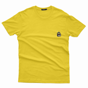 Samurai Embroidered T-Shirt (Yellow)